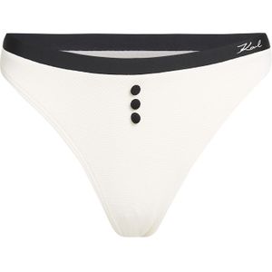 Karl Lagerfeld Bikinibroek  zwart / offwhite