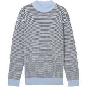 TOM TAILOR DENIM Trui  marine / lichtblauw / wit