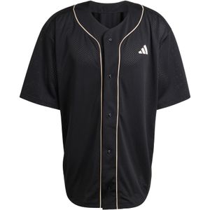 ADIDAS SPORTSWEAR Functioneel overhemd 'Stadium'  zwart / wit