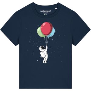 Watapparel Shirt ' Little Balloon Astronaut '  navy / gemengde kleuren