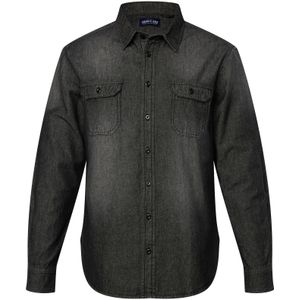 John F. Gee Overhemd  antraciet