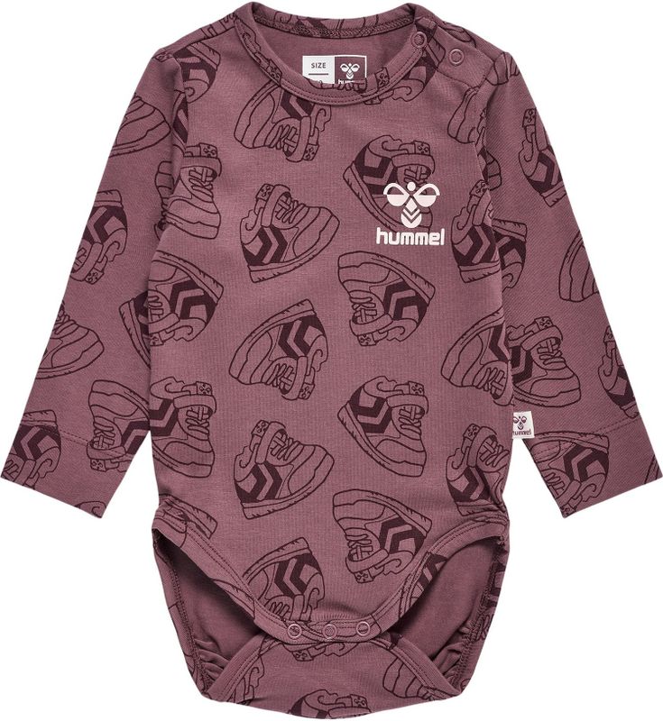 Hummel - hmlSNEAKER BODY L/S - Body - Biologisch - Lange Mouwen - Voor Babyjongens