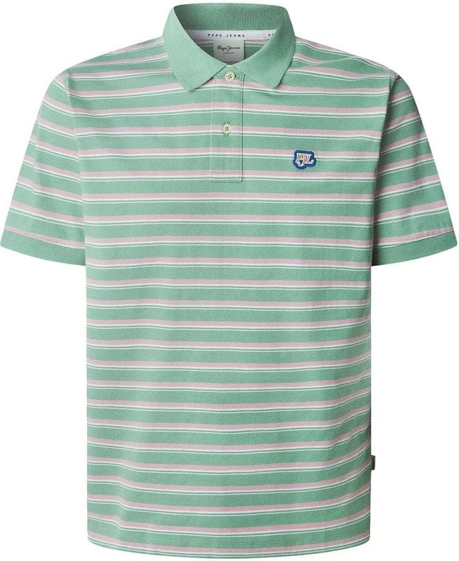 Pepe Jeans Shirt  groen / pruim / wit