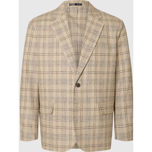 SELECTED Colbert  donkerbeige / grijs