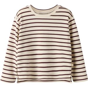 NAME IT Shirt  antraciet / eierschaal