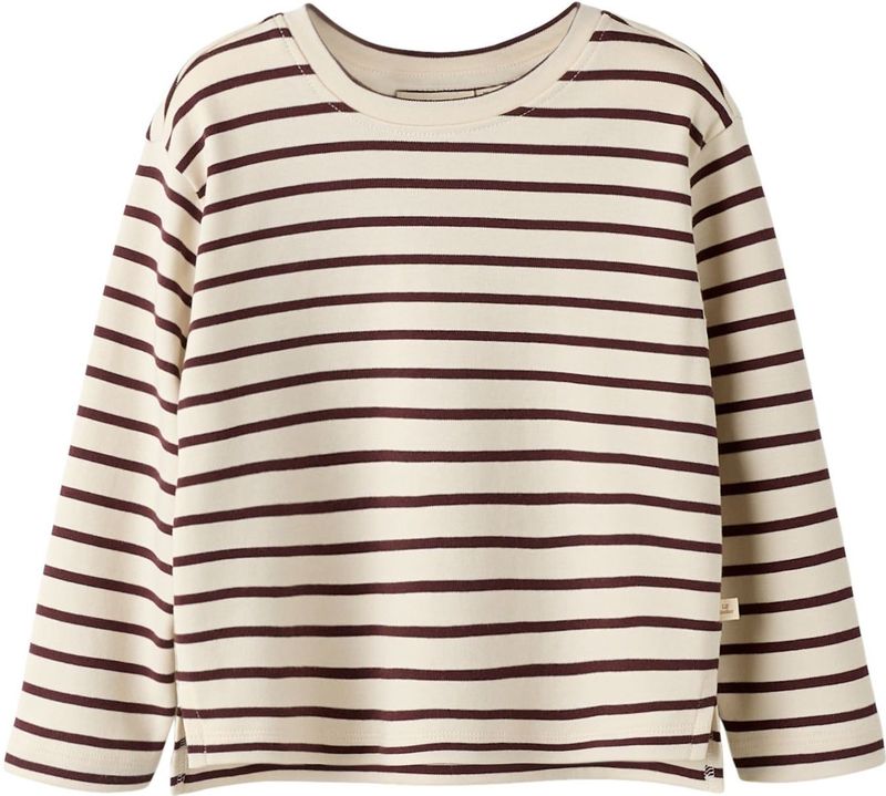 NAME IT Shirt  antraciet / eierschaal