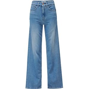Salsa - Jeans 'Faith' - Blauw Denim - Wide Leg - High Waist