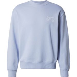 Calvin Klein Jeans Sweatshirt  pastellila / wit