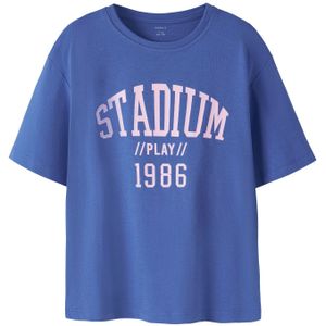 T-shirt - Regular Fit - Korte Mouwen - Rubberen Print