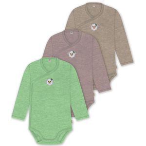 normani Rompertje/body  beige gemêleerd / taupe / grasgroen