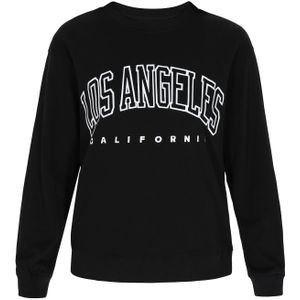 SANIKA Sweatshirt 'Fashion Look'  zwart / wit