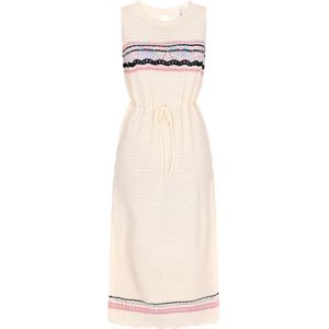 IZIA Gebreide jurk  lichtblauw / rosa / zwart / offwhite