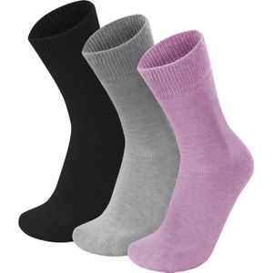 normani Sokken  grijs / pink / zwart