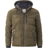 EIRSEN - Outdoorjack - Olijf - Gewatteerd - Met Verstelbare Capuchon