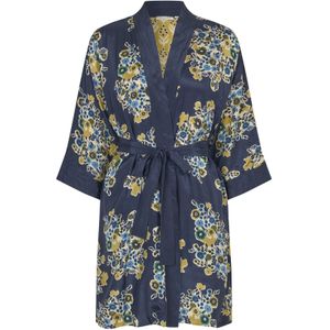 Masai Kimono 'Josslyna'  blauw / navy / geel