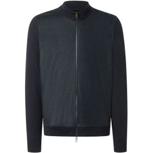 MAERZ - Gebreid Vest - Donkerblauw - Normale Pasvorm