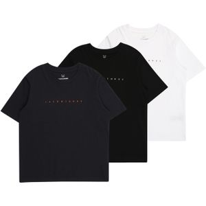 Jack & Jones Junior - JJESTAR JJ TEE SS NOOS - T-shirt - Dark Navy - Set van 3