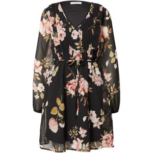 ABOUT YOU Jurk 'Sally'  olijfgroen / rosa / zwart