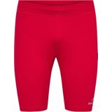 Newline - Sportbroek - Grijs/Rood - Effen - Kort/Mini - Skinny