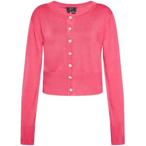 faina Gebreid vest  pink