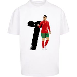 Merchcode Shirt 'Player 3'  gemengde kleuren / wit