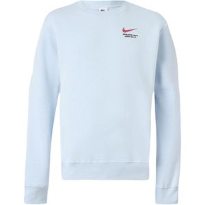 Nike Sportswear Sweatshirt 'CLUB'  lichtblauw / rood / zwart