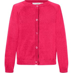 Happy Girls - Vest - Pink - Hoogwaardig Breipatroon op de Voorborst