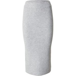 VILA Rok 'VIRETTA'  lichtgrijs