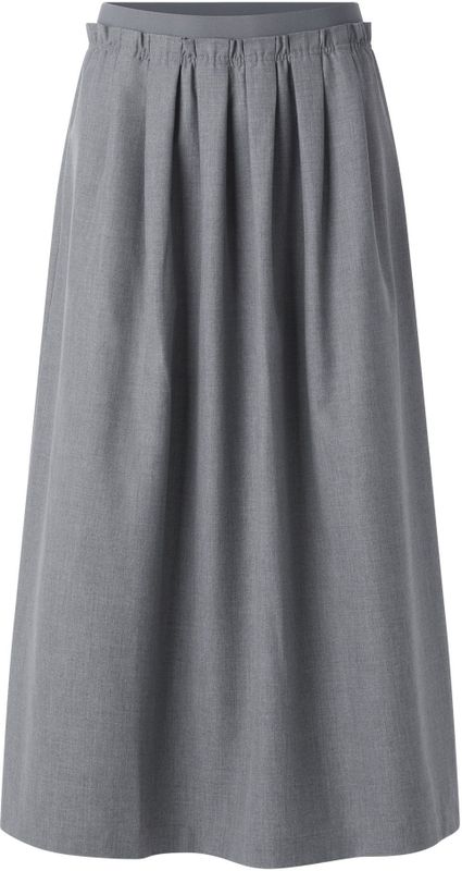 Rich & Royal - A-lijn Rok - Grijs - 7/8 Lengte - Normale Pasvorm