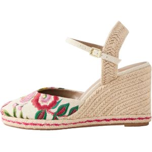 Next Sandaal 'Forever Comfort'  ecru / groen / rosa / rood