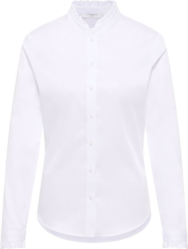 Eterna - Overhemdblouse - Wit - Fitted - Easy Iron