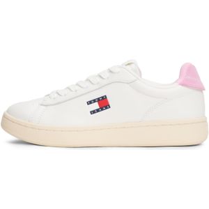 Tommy Jeans - Archive 98 - Sneakers - Ecru - Carnival Pink - Rundleer Nappa