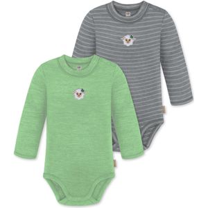 normani Rompertje/body 'Tuai'  grijs / groen / gemengde kleuren