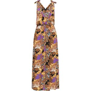 faina Jurk 'Mioki'  gemengde kleuren / oranje