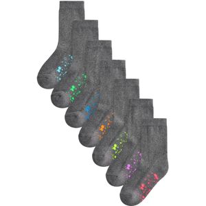 Next Sokken  hemelsblauw / grijs gemêleerd / lila / oranje