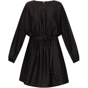 DreiMaster Klassik Jurk  zwart / wit