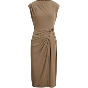 Lauren Ralph Lauren - BRENIEL - Jurk - Taupe - Gevoerde Zoom/Rand