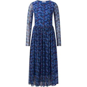 Rich & Royal Jurk  donkerblauw / gemengde kleuren