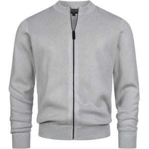 INDICODE JEANS Gebreid vest 'Laos'  grijs