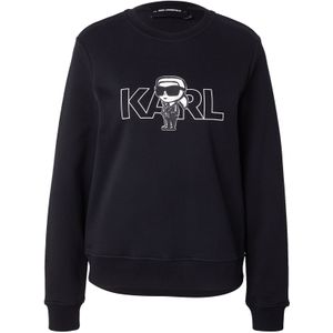 Karl Lagerfeld Sweatshirt  zwart / wit