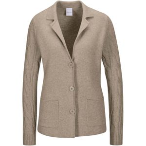 MADELEINE Gebreid vest  beige
