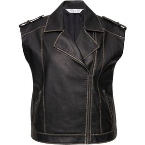 Studio Untold Bodywarmer  goud / zwart