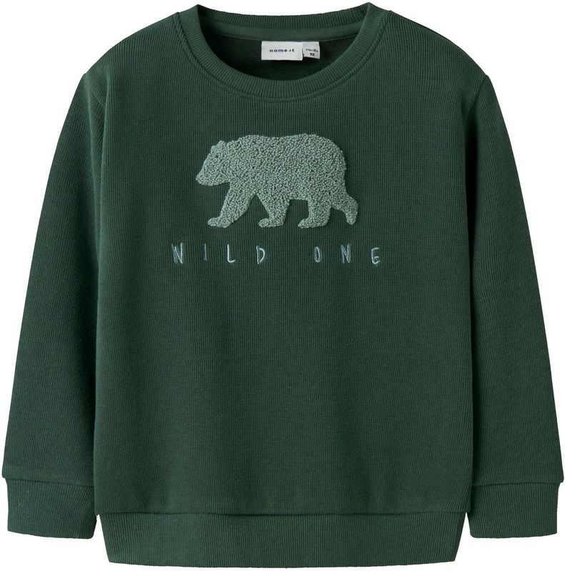 Sweatshirt - Regular Fit - Zacht - Lange Mouwen - Ronde Hals - 3D-borduring