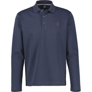 Lerros - Poloshirt - Classic Navy - Met Lange Mouwen - Polokraag