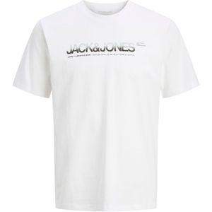 JACK & JONES Shirt  zwart / wit