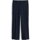 OPUS - Meeri city - Bandplooibroek - Nachtblauw - Loosefit - High Waist