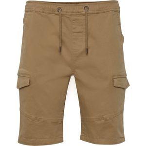 !Solid Cargobroek 'Henik'  sand / wit