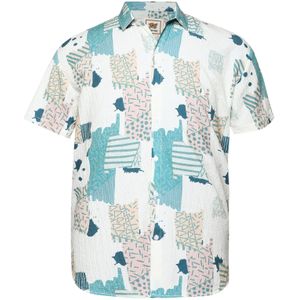 Campus Sutra Overhemd 'Zowie'  beige / crème / groen