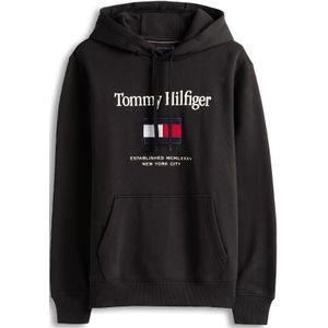 TOMMY HILFIGER Sweatvest  navy / rood / zwart / wit