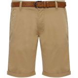 INDICODE JEANS - Tenefa - Chino Broek - Donkerbeige - Katoen, Regular Pasvorm, Knielengte